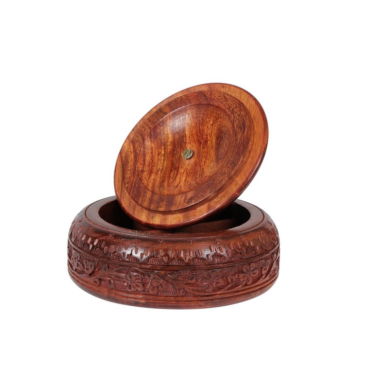 Indian Glance Wooden Large Spice Rack Organizer Box | Holder