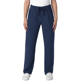 Wink Nova Women's Stovepipe High-Low Hem Scrub Pant - Navy, M