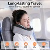 YYinno Travel Neck Pillows for Airplanes with Portable Carry Bag