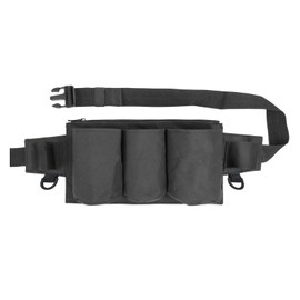 Tool Belt, Cleaning Apron for Cleaning Supplies, Tool Apron for Women and Men House Keepers, Housekeeping Window Cleaning, 3 Bottle Carrier Bags, Black