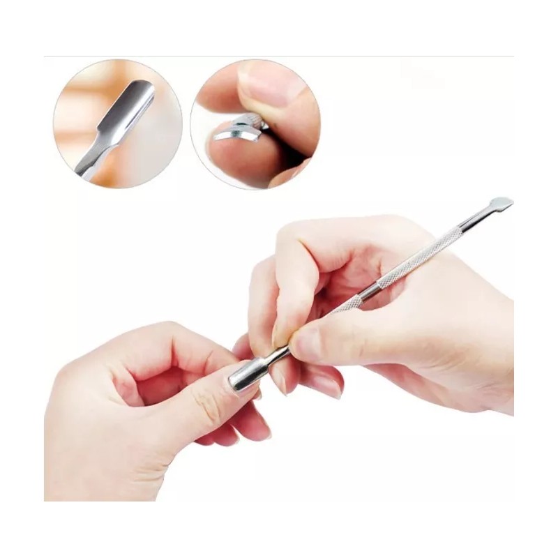 Lé Mussa Empujador De Cutícula Profesional, Manicure, Pedicura
