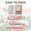 6 Pcs Compression Packing Cubes for Travel, Waterproof Luggage Organizer