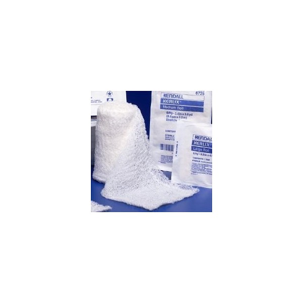 Kerlix Gauze Bandage Rolls - 3.4" x 3.6 Yards, Sterile, Soft Pouch - - Case of 96