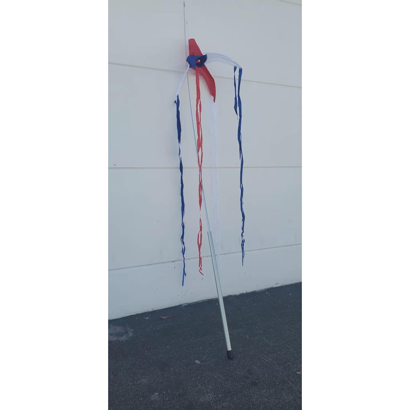 EEZ RV Products 23FT Telescoping Wind Sock Pole, Adjustable and