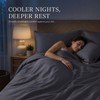White Bamboo Lyocell Duvet Cover Set, 3-Piece Queen 78.74 x