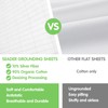 Grounding Sheets 24"x104", Grounded Bed Sheet with 10% Silver Fiber,