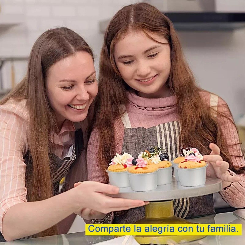 Generic Molde Pastelero Redondo Para Repostería De Aluminio 10piezas