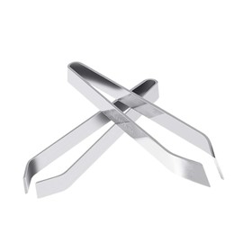 LVYKING 2 Pcs Fish Bone Tweezers, Stainless Steel Flat and Slant Pliers for Removing Meat Hair, Kitchen Salmon Trout