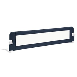 BABY JOY Bed Rails for Toddlers, Extra Long, Swing Down Safety Bed Guard for Convertible Crib, Folding Baby Bedrail for Kids Twin, Double, Full Size Queen & King Mattress (71", Dark Gray)