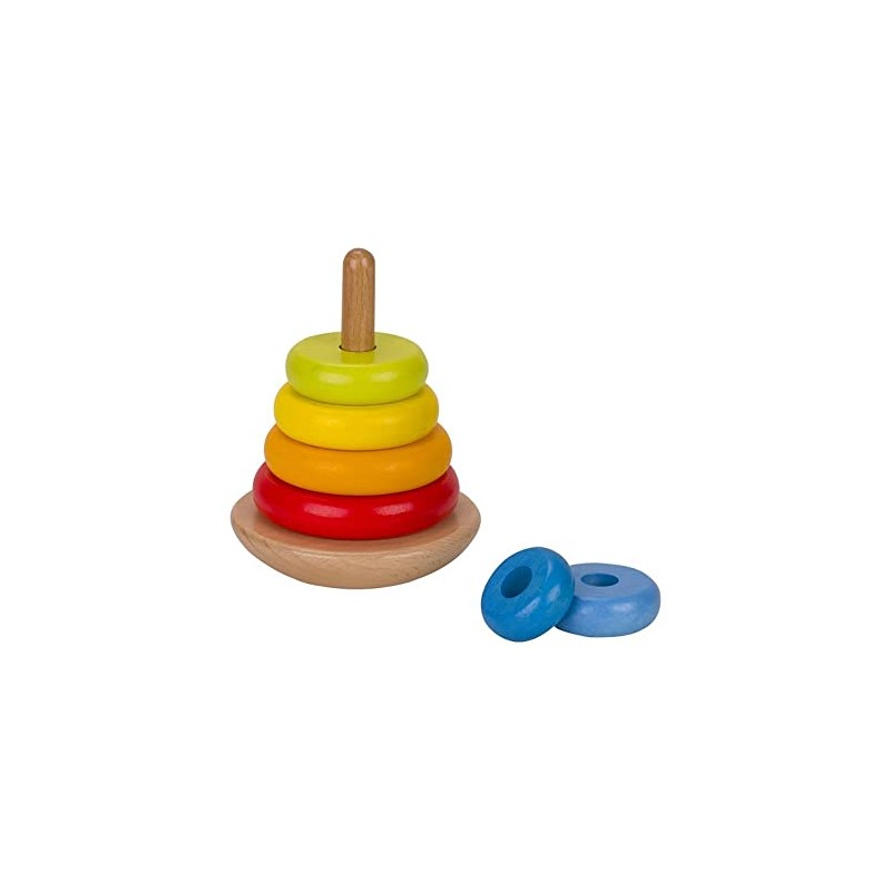 GoKi 58764 Glazed Stacking Tower Toy, Multi-Colour