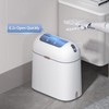 ELPHECO Motion Sensor Bathroom Trash Can, 2.5 Gallon Waterproof Trash
