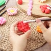 15 Pack Silicone Paint Brushes 5 Shapes Rubber Tip Silicone