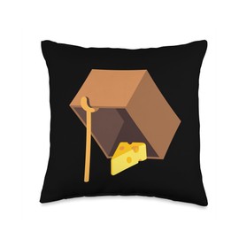 Mouse Trap Throw Pillow