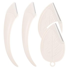 2pcs Eyebrow Shaver Set Portable Facial Hair Razors for Women Curved Design for Precision Eyebrow Shaping for Everyday Use