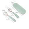 Stainless Steel Fork and Spoon Set with Storage Box -