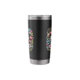 Choose Kindness Floral Rainbow World Kindness Day Teacher Stainless Steel Insulated Tumbler