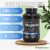 Glicinato De Magnesio 180 Cápsulas De 500 Mg Glycinate Magnesium