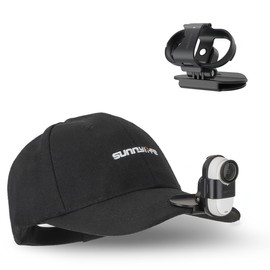 YUEHISY Hat Clip de Sombrero de Cámara de Acción Rotativa para GO 3s / GO 3, Ajuste de ángulo Rotativo de 360 °, Accesorios de Clip de Sombrero de Liberación Rápida
