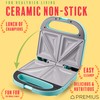 PREMIUS Ceramic NonStick Double Slice Sandwich Maker, Indicator Lights, Cool