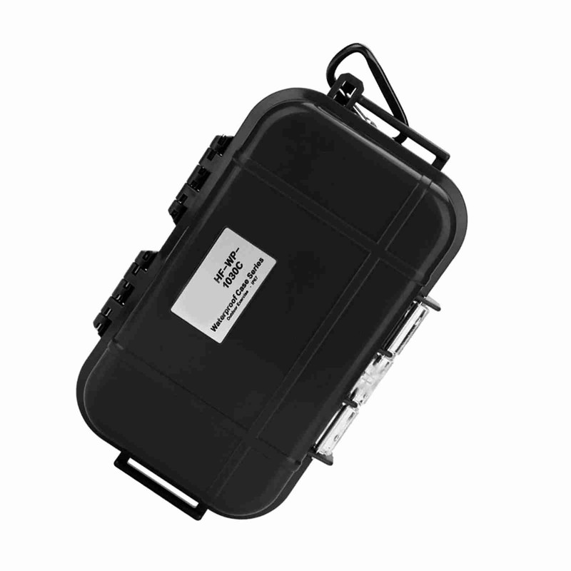 Outdoor Survival Shockproof Waterproof Storage Case Airtight Carry Box Container(Black)