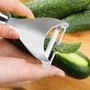 Potato Vegetable Peeler, Premium Wood, Stainless Steel Speed Potatoes Good
