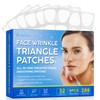 Forehead Wrinkle Plasters, 288 Pieces, Triangular Anti-Wrinkle Plasters for Forehead,