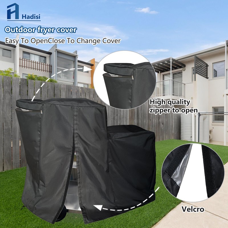 Hadisi Fryer 9 Gallon Cover - 600D Heavy Duty Waterproof