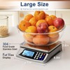 66lb Food Scale, Commercial Kitchen Scale with Price Computing, Plug-in