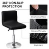 Bifaunvogel Waterproof Bar Stools Cover with Back Stretch PU Barstools