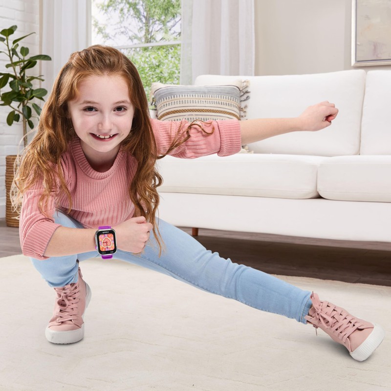 VTech KidiZoom Smartwatch DX4, Purple (Bilingual Version)