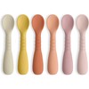ME.FAN - Cucharas de alimentación de silicona para bebé, paquete