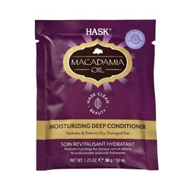 HASK, Acondicionador Profundo de Macadamia, Hidratación para Todo Tipo de Cabello, Paquete de 2 Onzas