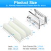 2-Size M6219 Sliding Shower Door Bottom Guide Combo Pack –