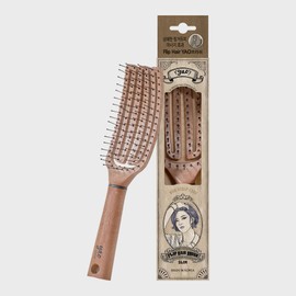 Yao Hairbrush [Flip Slim] Scalp massage hairbrush luxury dry brush anti-tangle anti-static / 야오 헤어브러쉬 [플립슬림] 두피마사지 머리빗 명품 드라이브러쉬 엉킴방지 정전기방지