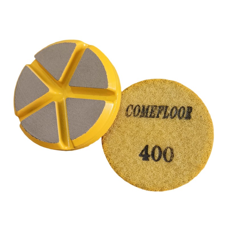 Hybrid Ceramic Transitional Diamond Polishing Pucks for Concrete Terrazzo Floor,