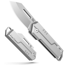 TerraJoy 2Pack Gifts for Men - Cool Dad Birthday Gifts Stocking Fillers for Men Him Dad Husband - Pocket Cutter for Everyday Carry, Lightweight EDC Gadgets for Camping, Hiking, Fishing, Outdoor