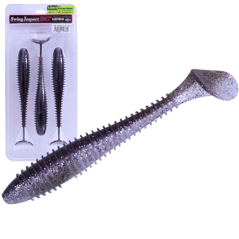 Keitech FS68416 Fat Swing Impact Silver Flash, 6.8"