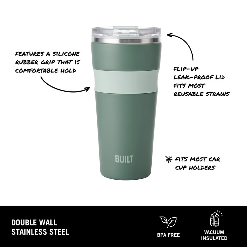 BUILT 24oz Shasta Double Wall Vacuum Insulated Stainless Steel Tumbler