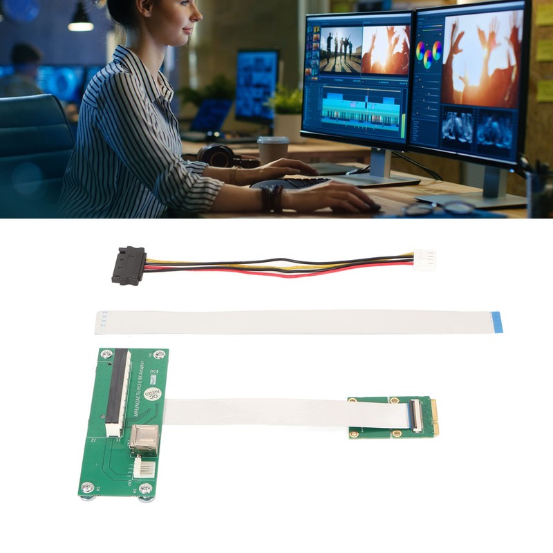 Mini PCIe to PCIe 8X Extension Cable 2.5Gpbs Plug and