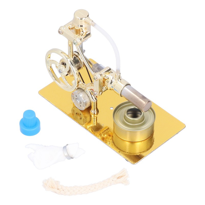 Mini Stirling Engine Model Miniature Steam Power Motor Educational Physical