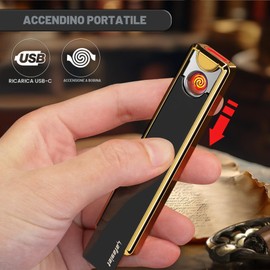 Lafagiet 2 confezioni di portasigarette con accendino per 100mm King Size, a prova di odore e umidità, portasigarette sottile in metallo per donne, uomini, idea regalo
