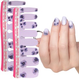 INCOCO Elegant Nail Sticker, Self Nail Sticker, Nail Glitter, Just Tension, Nail Sticker, Foot Nail, Pedicure, Quick Dry Nail