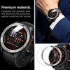 Lamshaw for Garmin Fenix 8 Bezel Ring, Reinforced Metal Frame