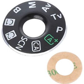 Dromirow Mode Dial Top Cover Plate Interface Cap Replacement Part for Canon EOS 6D DSLR Camera