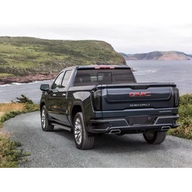 Rvinyl Tail Light Tint Covers Compatible with GMC Sierra 2019-2025 - Blackout Smoke