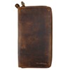 Greenland Nature Montana Leather Wallet 19 cm, brown