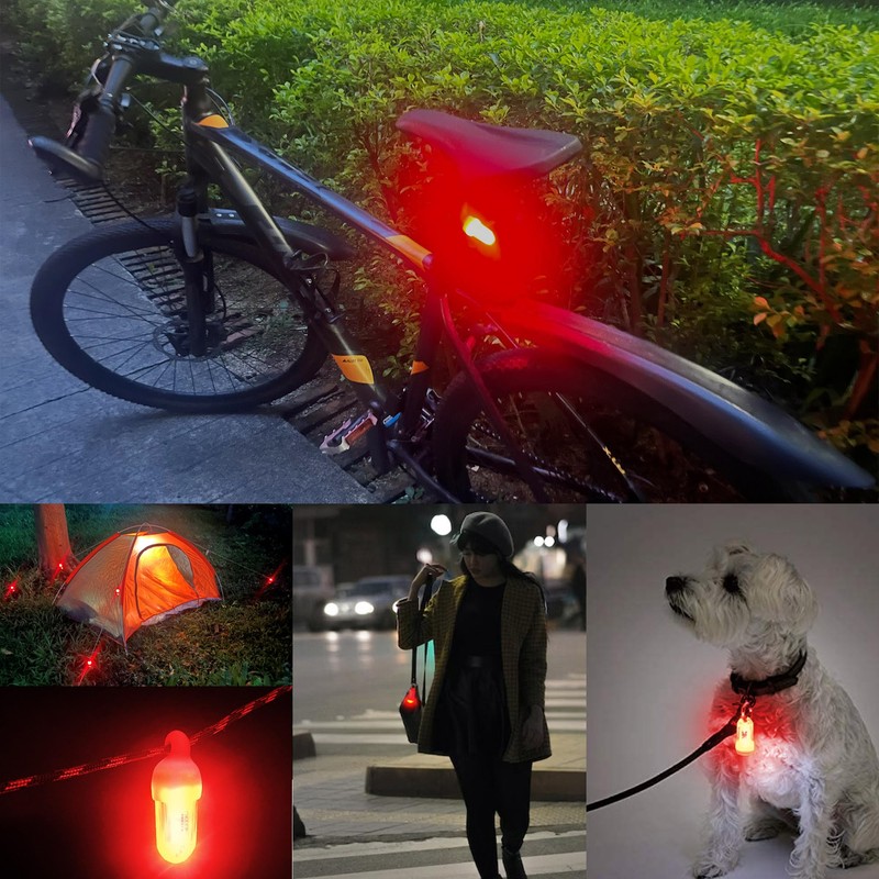 DOKEEP USB Mini LED Lantern, 2 Pack Waterproof EDC Keychain