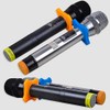 DNHCLL 4 PCS Rubber Microphone Anti-roll, Anti-Fall and Anti-Slip Sleeve