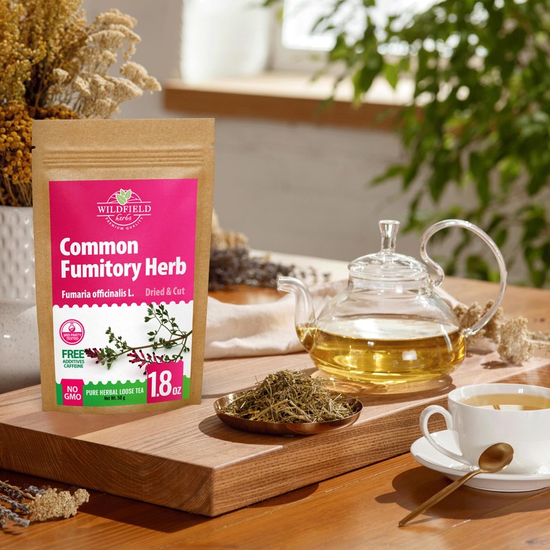 1.8 oz Dried Common Fumitory Herbal Tea (Fumaria Officinalis L.)