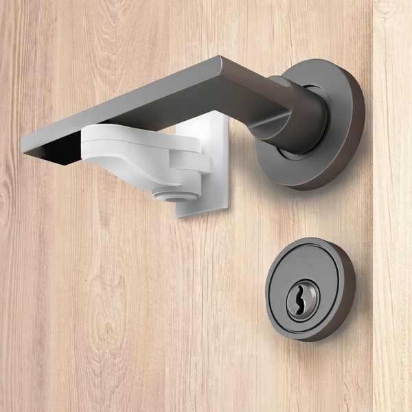 Moonybaby 4 Pack Lightweight Door Lever Safety Lock, Door Locks